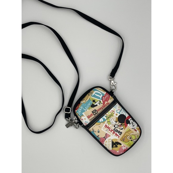 Disney Loungefly Crossbody Bag Womens Small Multicolor Mickey Mouse Minnie Goofy - Picture 2 of 6